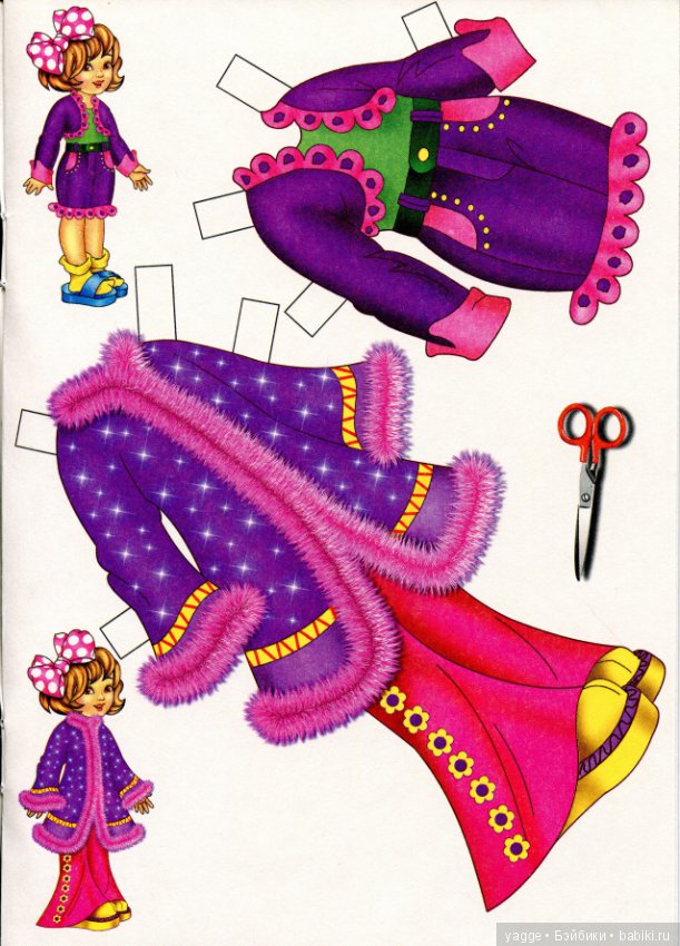 Бумажные куклы начала 2000-х - Марина и Наташа (фото 9)
