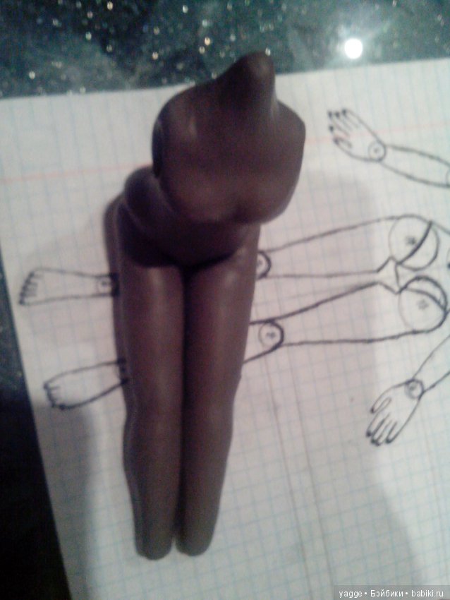 Мои попытки создать свою шарнирную куклу. Часть 3