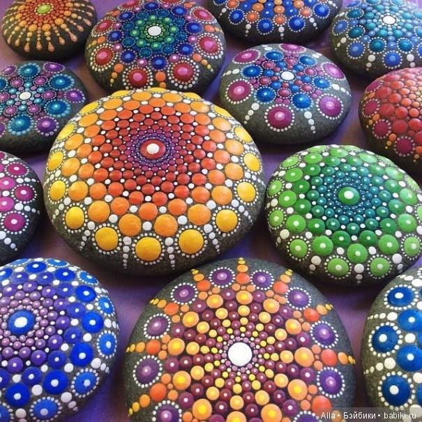 Искусство раскрашивания камней (фото 8)