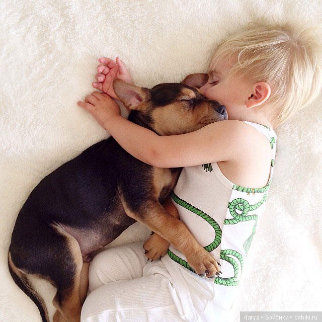 Малыш и щенок — Дети: красивые фото (фото 3)