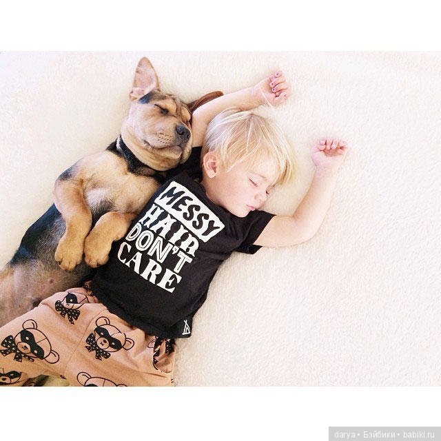 Малыш и щенок — Дети: красивые фото (фото 6)