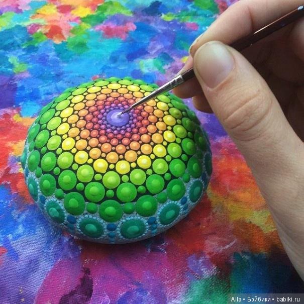 Искусство раскрашивания камней (фото 2)