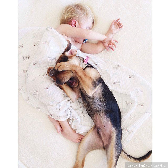 Малыш и щенок — Дети: красивые фото (фото 9)
