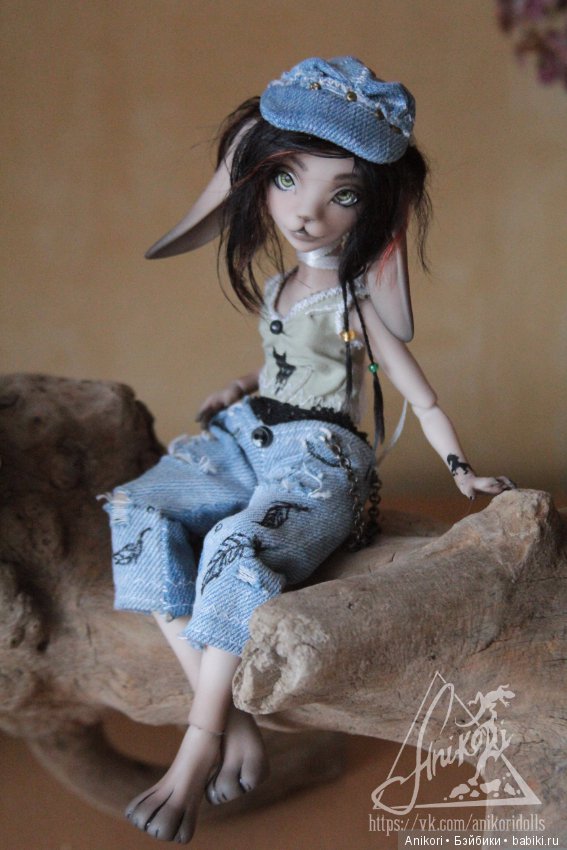 Шарнирные куклы Зайки в полиуретане. Первые образы и суровый эксперимент