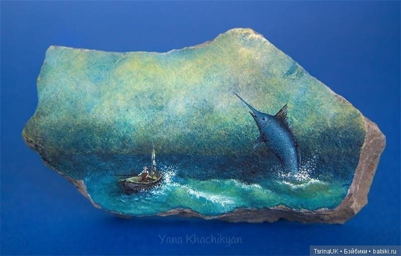 Миниатюры на камнях — Мир искусства и творчества: стимпанк (фото 4)