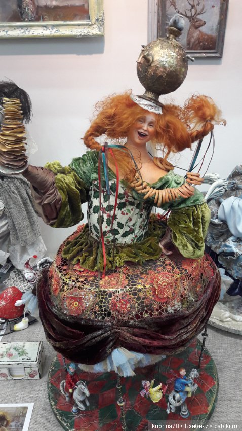 Рыжие солнышки! Немного фото с выставки кукол на Тишинке 2017 (фото 5)