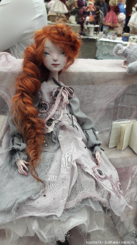 Рыжие солнышки! Немного фото с выставки кукол на Тишинке 2017 (фото 7)