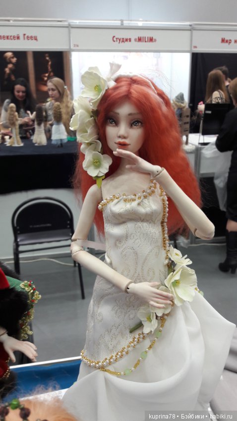 Рыжие солнышки! Немного фото с выставки кукол на Тишинке 2017 (фото 3)