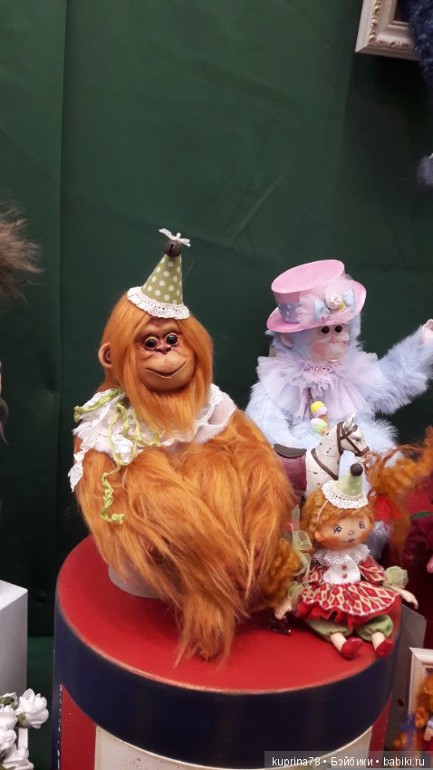 Рыжие солнышки! Немного фото с выставки кукол на Тишинке 2017