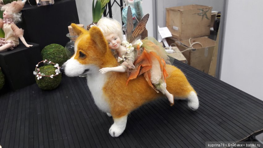 Рыжие солнышки! Немного фото с выставки кукол на Тишинке 2017