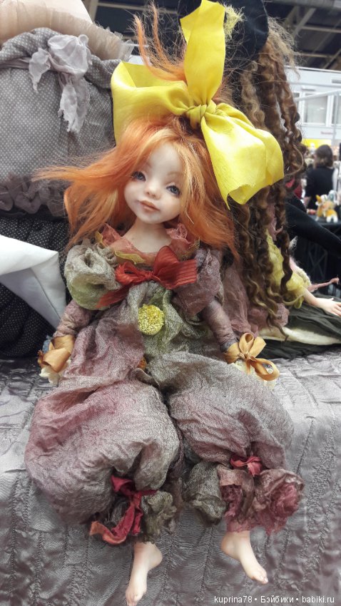 Рыжие солнышки! Немного фото с выставки кукол на Тишинке 2017