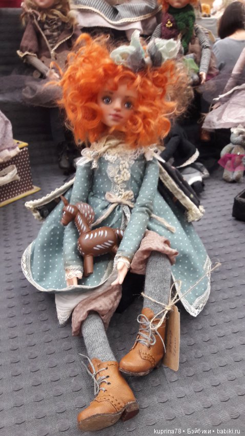 Рыжие солнышки! Немного фото с выставки кукол на Тишинке 2017