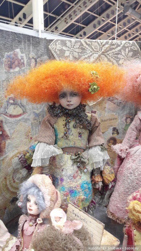 Рыжие солнышки! Немного фото с выставки кукол на Тишинке 2017 (фото 6)
