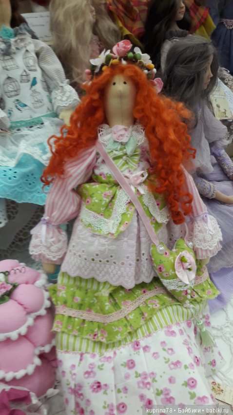 Рыжие солнышки! Немного фото с выставки кукол на Тишинке 2017