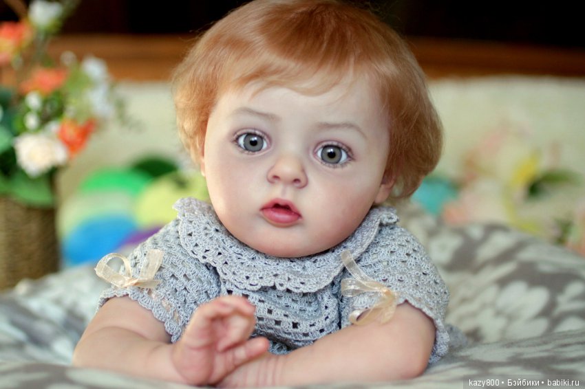 Нежный сказочный бутон Тиффани. Кукла реборн Елены Коротковой