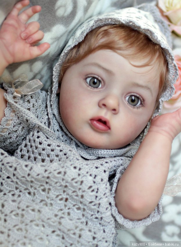 Нежный сказочный бутон Тиффани. Кукла реборн Елены Коротковой (фото 8)