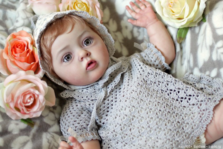 Нежный сказочный бутон Тиффани. Кукла реборн Елены Коротковой (фото 9)