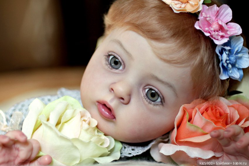 Нежный сказочный бутон Тиффани. Кукла реборн Елены Коротковой