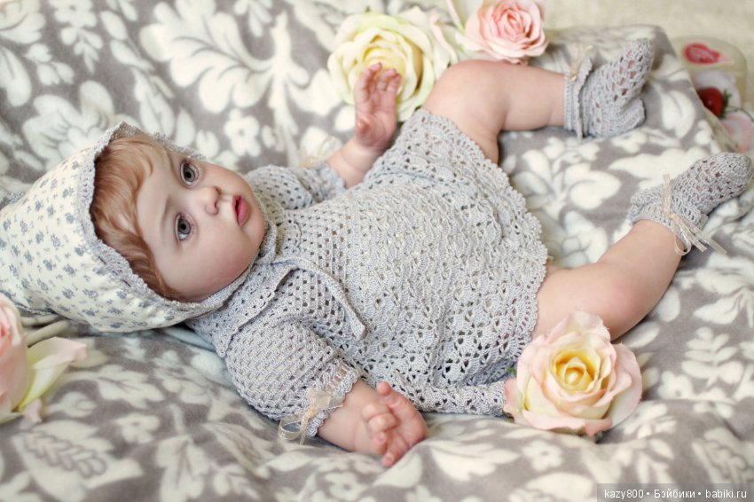 Нежный сказочный бутон Тиффани. Кукла реборн Елены Коротковой (фото 10)