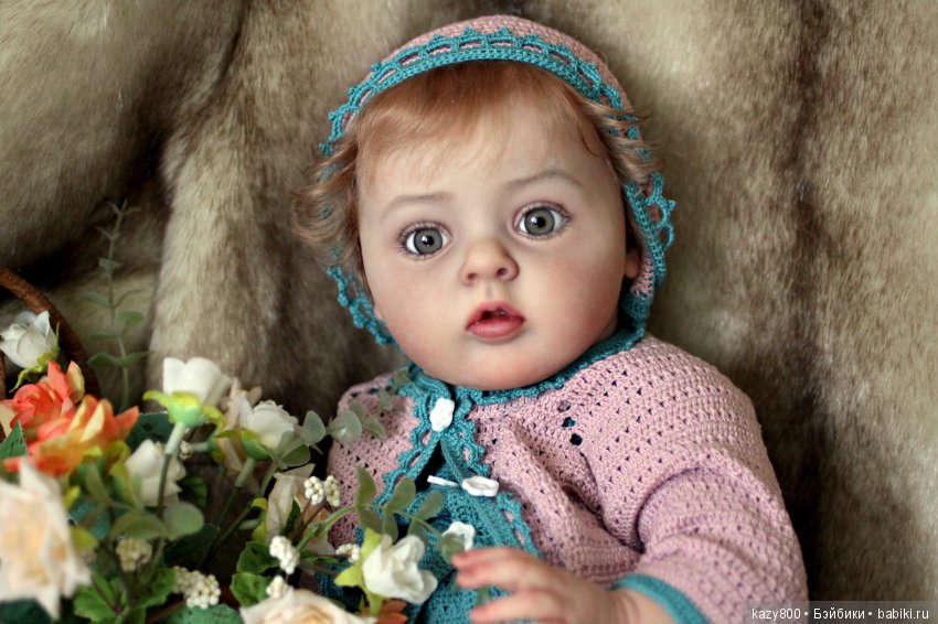 Нежный сказочный бутон Тиффани. Кукла реборн Елены Коротковой