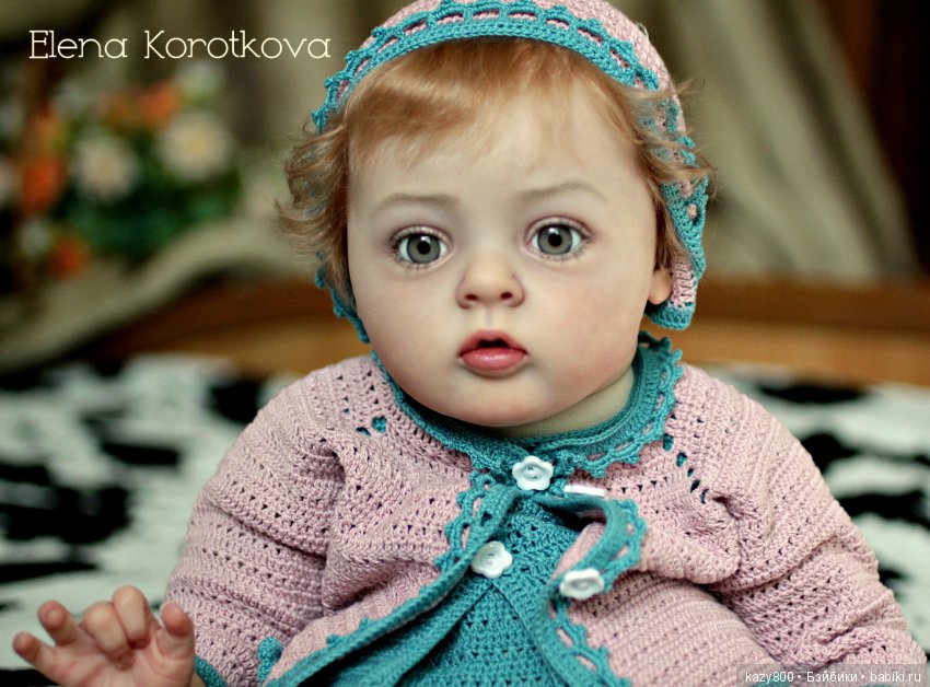 Нежный сказочный бутон Тиффани. Кукла реборн Елены Коротковой