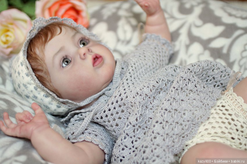 Нежный сказочный бутон Тиффани. Кукла реборн Елены Коротковой (фото 7)