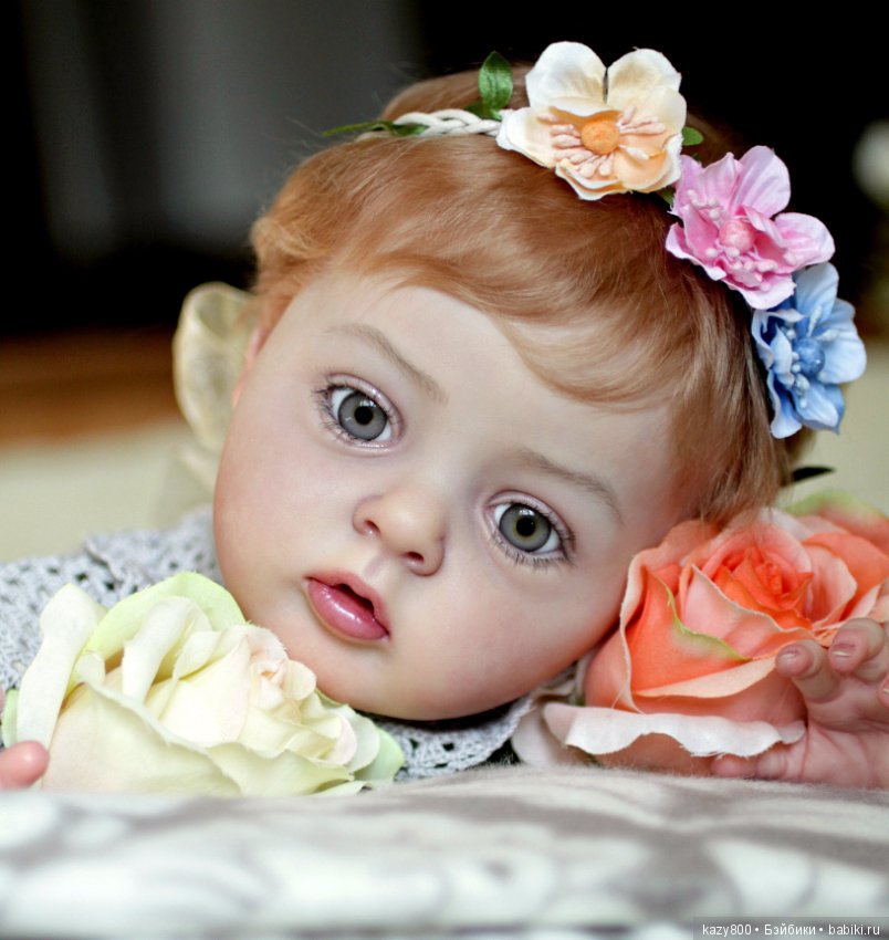 Нежный сказочный бутон Тиффани. Кукла реборн Елены Коротковой