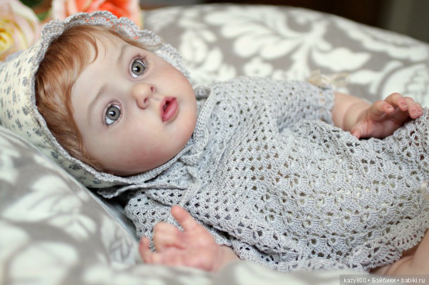 Нежный сказочный бутон Тиффани. Кукла реборн Елены Коротковой