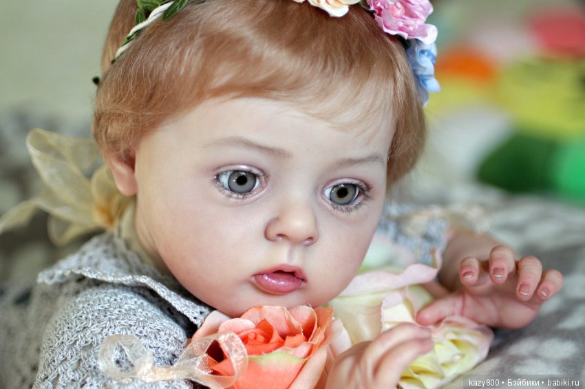 Нежный сказочный бутон Тиффани. Кукла реборн Елены Коротковой