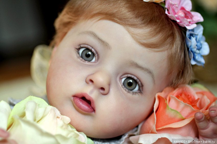 Нежный сказочный бутон Тиффани. Кукла реборн Елены Коротковой