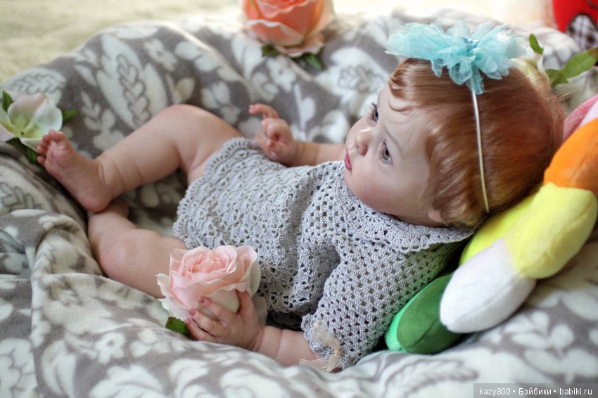 Нежный сказочный бутон Тиффани. Кукла реборн Елены Коротковой