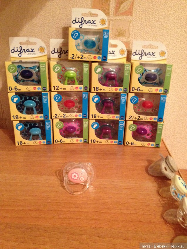 Сокровища Difrax. Снова о пустышках