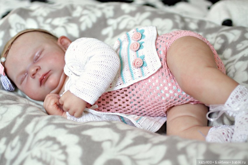 Уютная булочка Сиенна.Кукла реборн Елены Коротковой (фото 3)