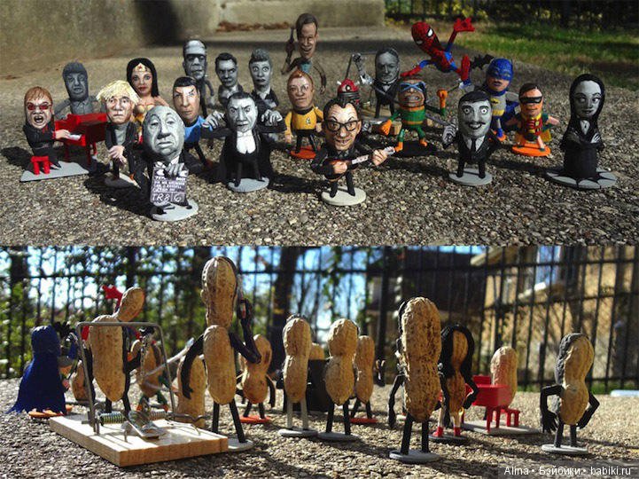 Причудливые фигурки из арахиса Steve Casino (фото 8)