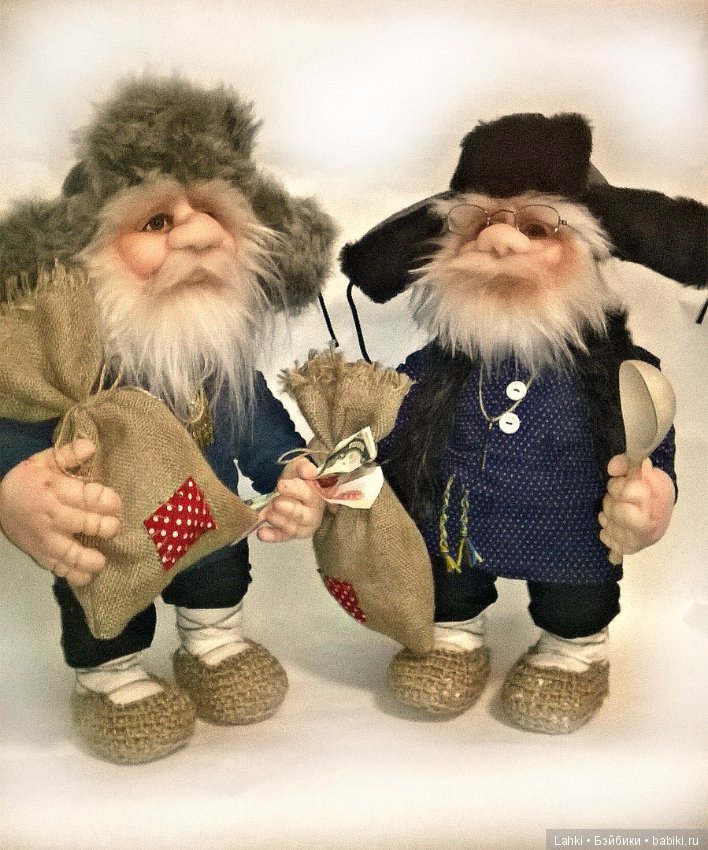 Домовые. Куклы из капрона (фото 5)