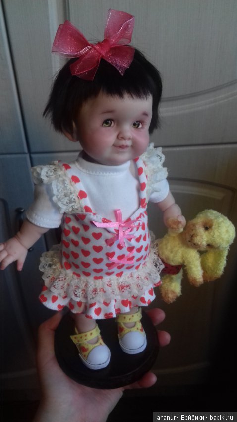 Стеклянные глазки. Авторская кукла Кондрашовой Ирины