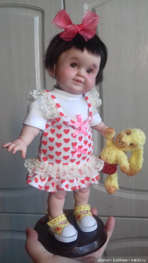 Стеклянные глазки. Авторская кукла Кондрашовой Ирины