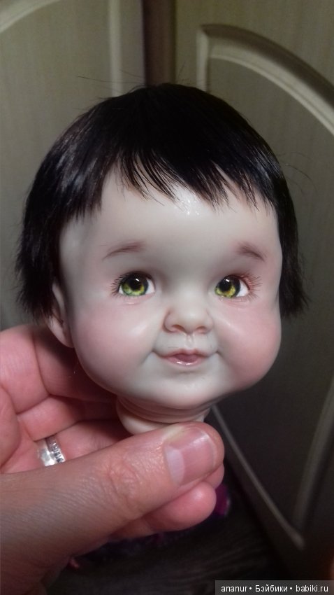 Стеклянные глазки. Авторская кукла Кондрашовой Ирины