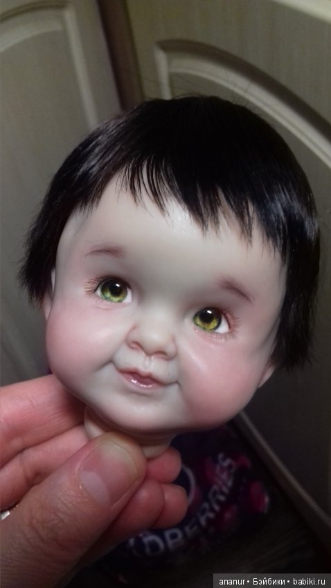 Стеклянные глазки. Авторская кукла Кондрашовой Ирины