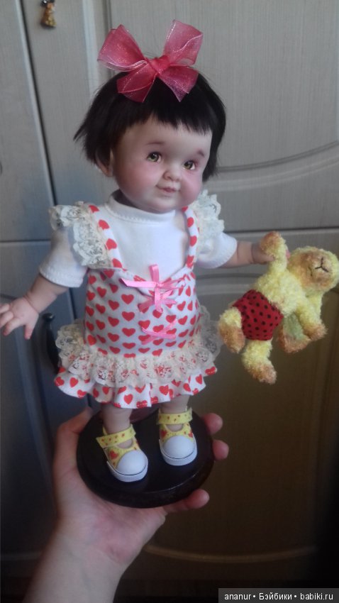 Стеклянные глазки. Авторская кукла Кондрашовой Ирины