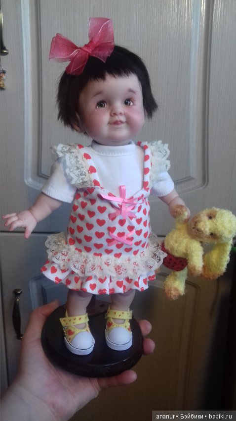 Стеклянные глазки. Авторская кукла Кондрашовой Ирины