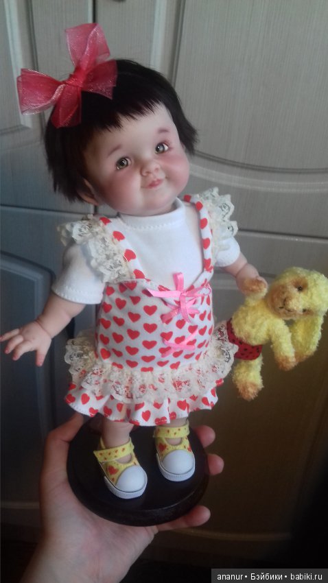 Стеклянные глазки. Авторская кукла Кондрашовой Ирины