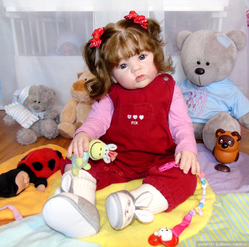 Милая девочка Гулечка — Обучение реборнингу: роспись