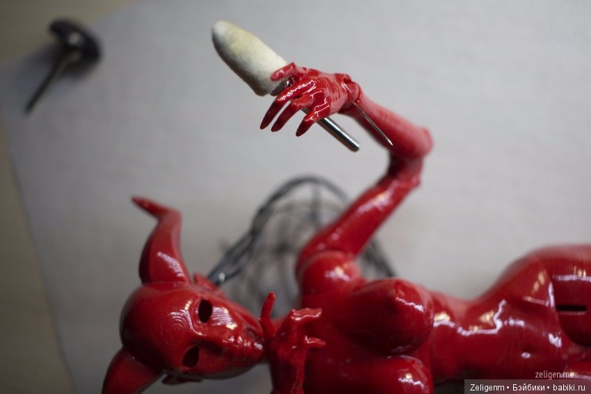 Магма. Тестовая сборка авторской шарнирной куклы (фото 3)