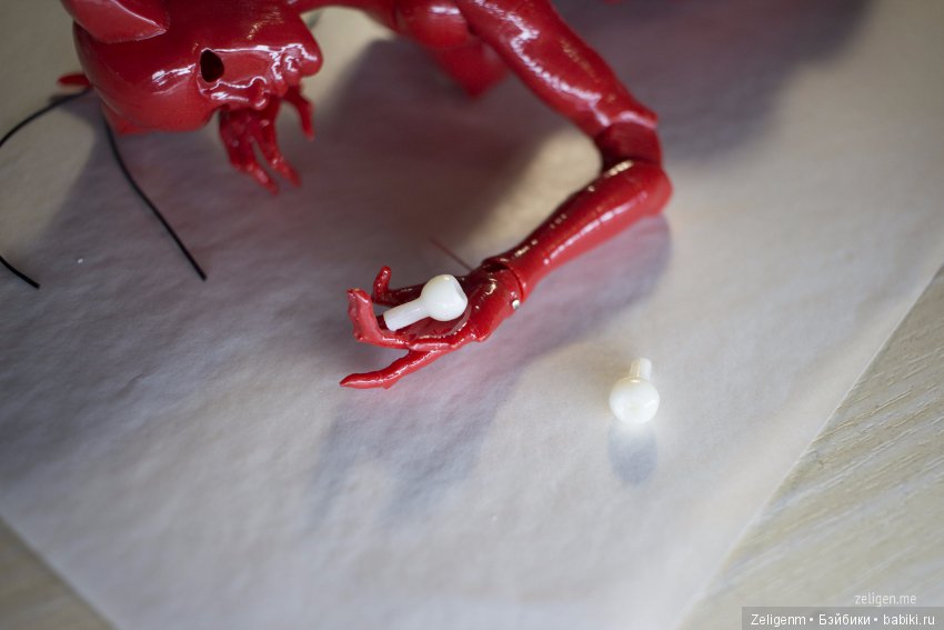 Магма. Тестовая сборка авторской шарнирной куклы