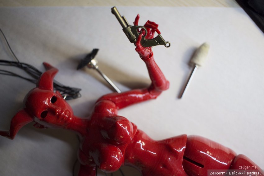 Магма. Тестовая сборка авторской шарнирной куклы (фото 4)