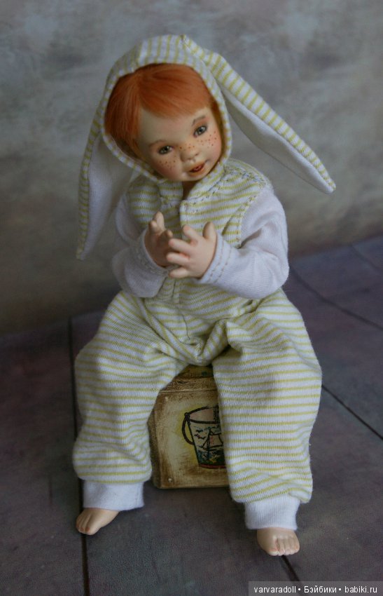 Коллекция "Крошка на ладошке". 4 шарнирные куклы ручной работы (фото 7)