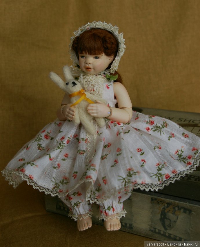 Коллекция "Крошка на ладошке". 4 шарнирные куклы ручной работы