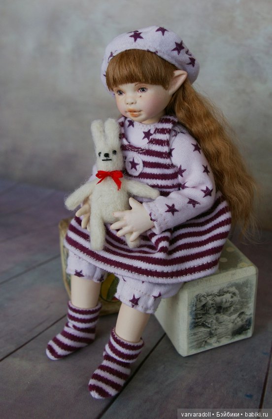 Коллекция "Крошка на ладошке". 4 шарнирные куклы ручной работы (фото 2)