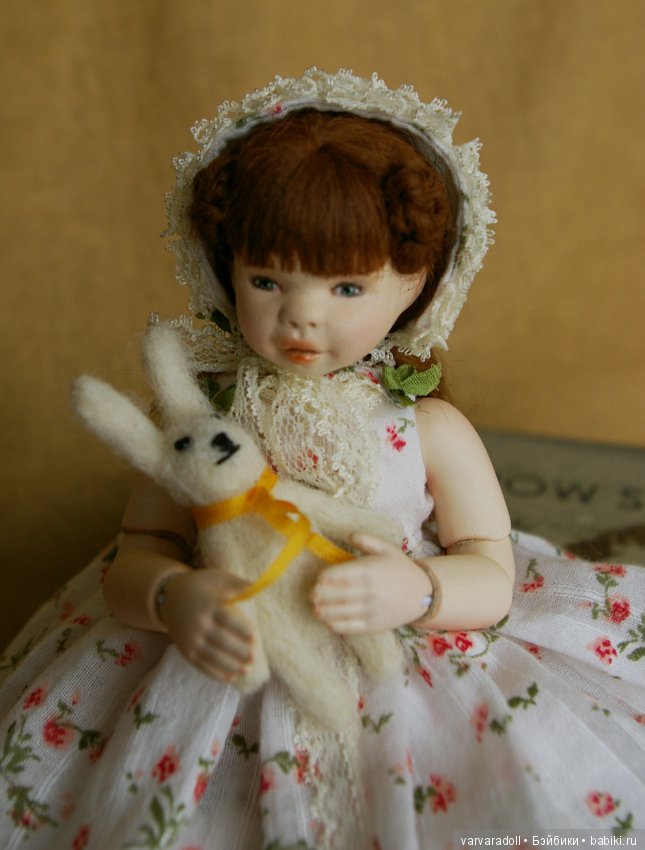 Коллекция "Крошка на ладошке". 4 шарнирные куклы ручной работы